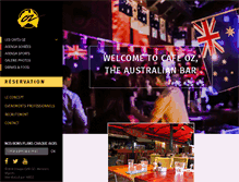 Tablet Screenshot of cafe-oz.com